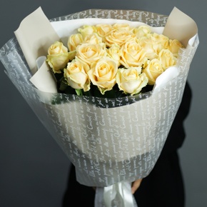 Букет из 19 роз Аваланж (70 см) в Ступино