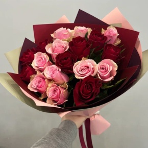 Букет "Вечность" из 17 роз кения (40 см) в Ступино