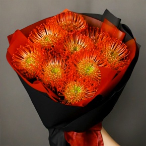 Букет из 9 лейко в Ступино