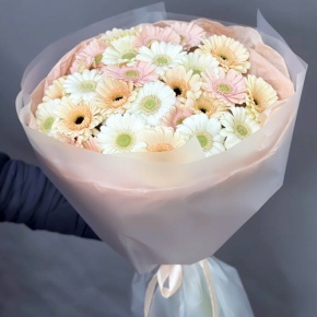 Букет "Гера" из 25 гербер в Ступино