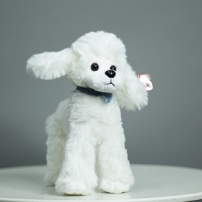 Плюшевый пудель белый (25 см) в Ступино