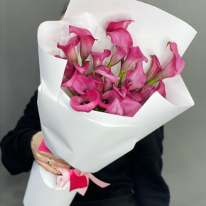 Монобукет из 21 каллы в Ступино