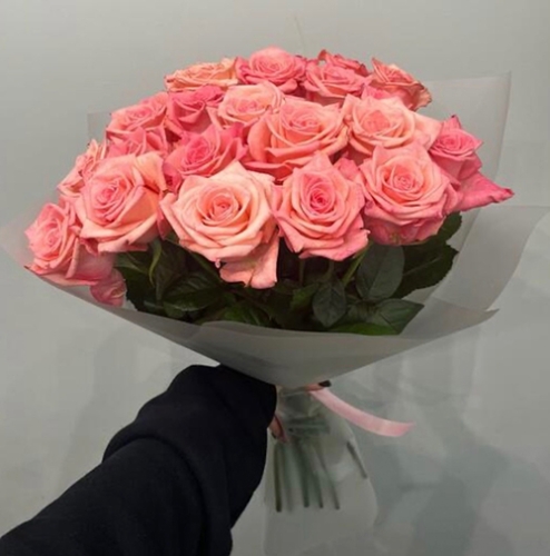 Букет из 21 розовой розы (50 см) в Ступино