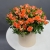Композиция в шляпной коробке из оранжевых кустовых роз в Ступино Композиция в шляпной коробке из оранжевых кустовых роз в Ступино