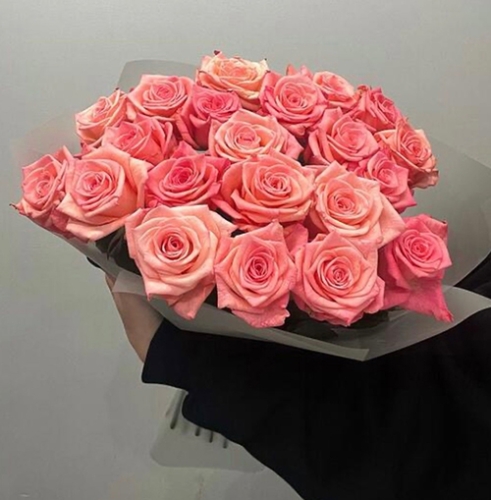 Букет из 21 розовой розы (50 см) в Ступино