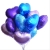 Сердце сиреневое фольгированный шар с гелием (45 см) в Ступино