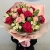 Букет "Ариель" из малиновых роз Шангрила, кустовых пионовидных роз Бомбастик и альстромерий в Ступино Букет "Ариель" из малиновых роз Шангрила, кустовых пионовидных роз Бомбастик и альстромерий в Ступино