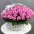 Композиция в корзине из 101 розовой розы Аква (40 см) в Ступино Композиция в корзине из 101 розовой розы Аква (40 см) в Ступино